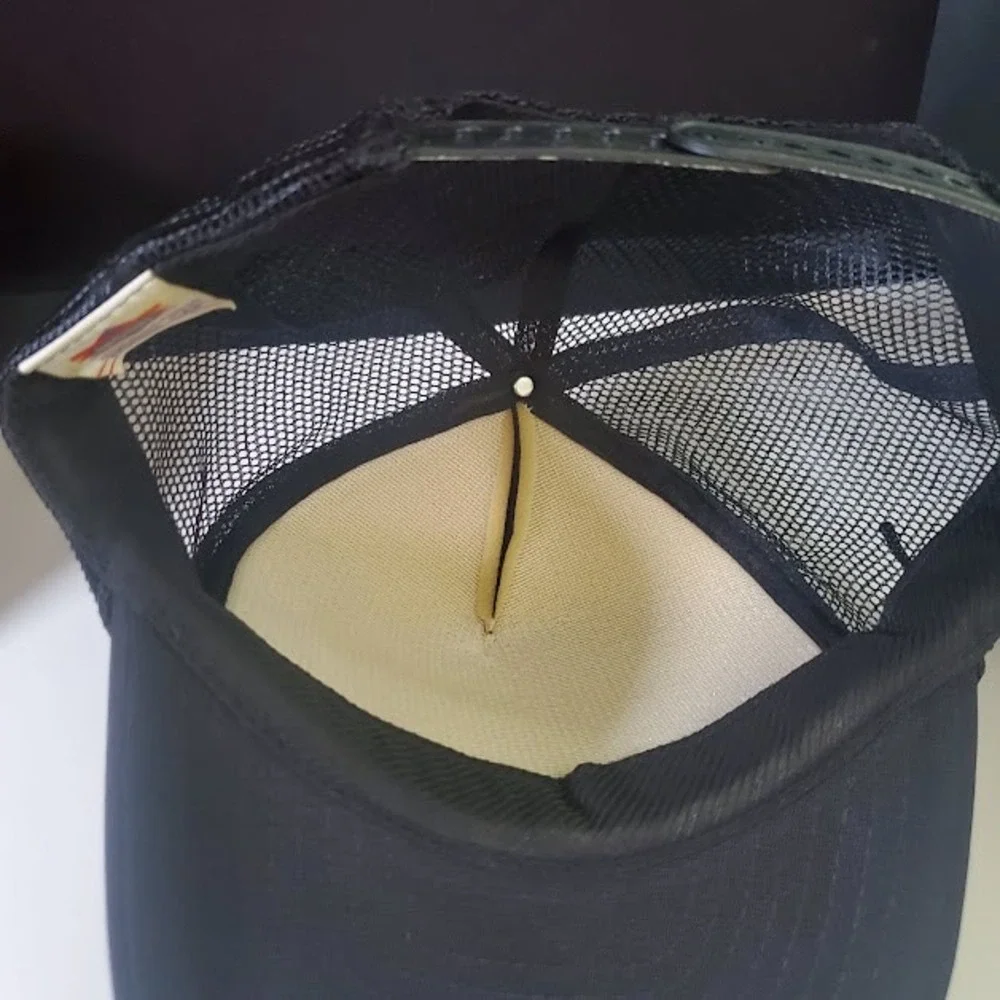 Sturgis Black Hills Motorcycle Rally 2003 Trucker Hat Black Mesh Cap Embroidered
